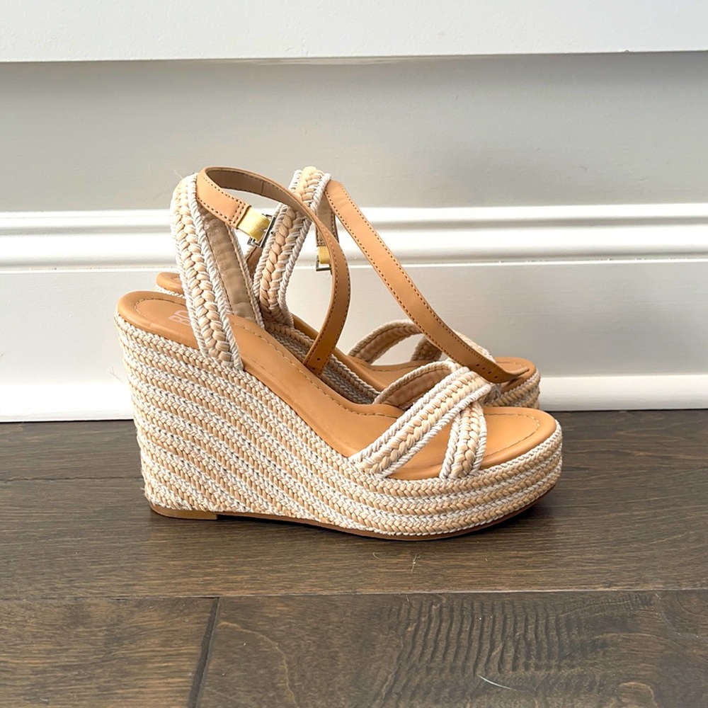 BP Wedge Straw Heels